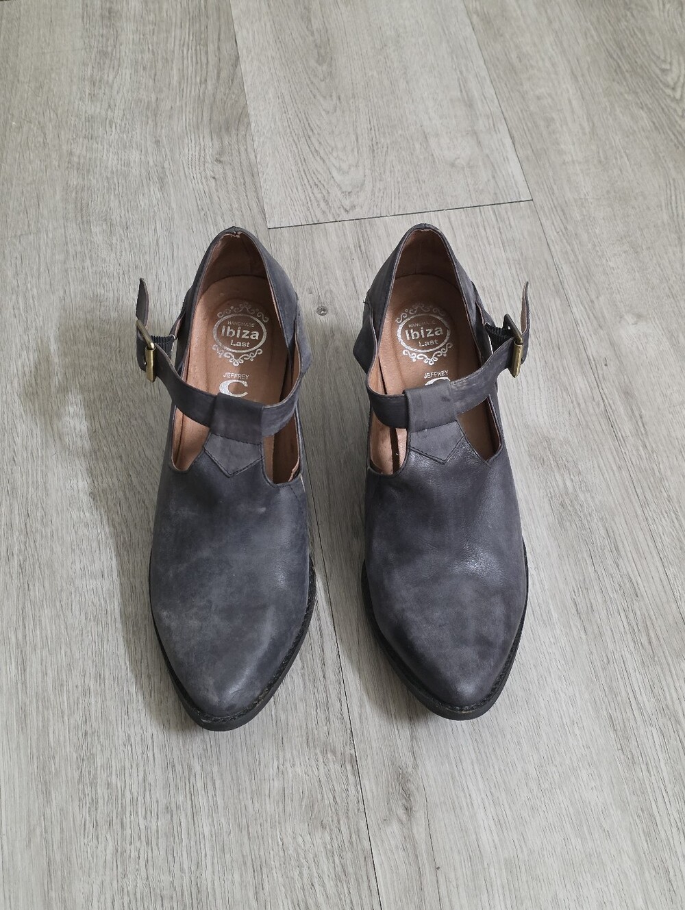 Jeffrey Cambell Alamo Black Washed Western Bootie Sz:8